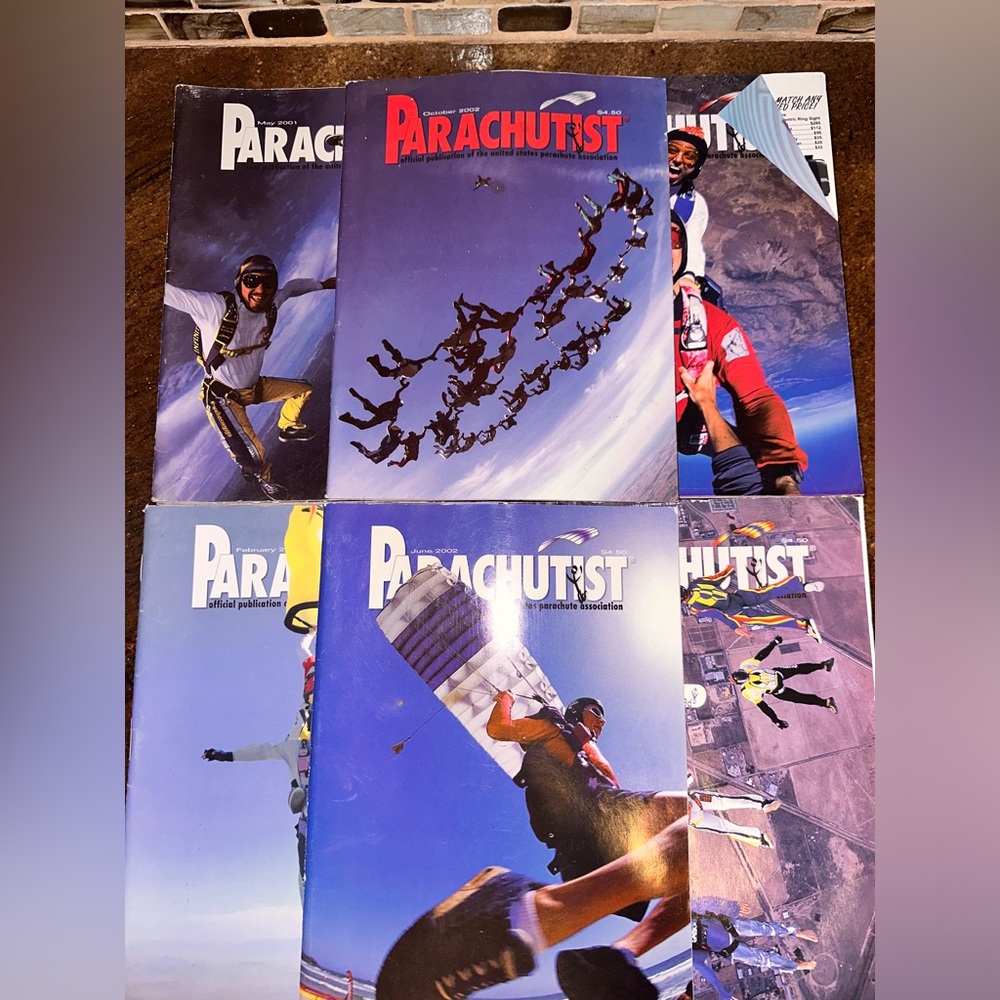 Vintage Parachutist Magazine Collection 18 Total Skydive